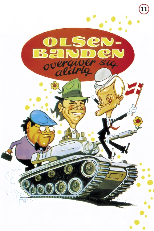 Poster for Olsen-banden overgiver sig aldrig